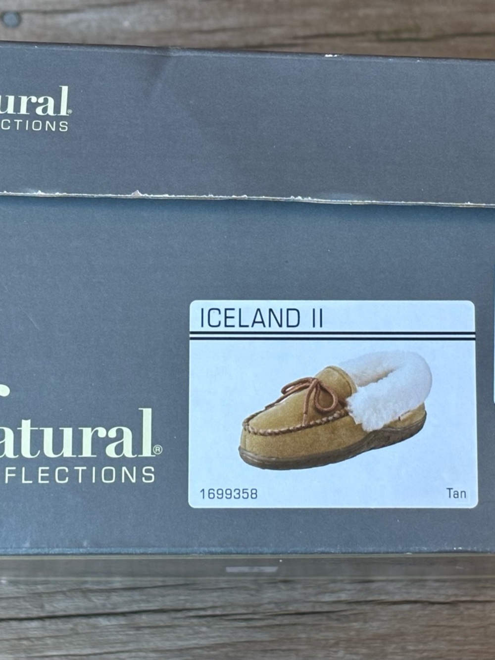 Natural Reflections Iceland II Women's Suede Sheepskin Slippers Sz 9M - Picture 7 of 7
